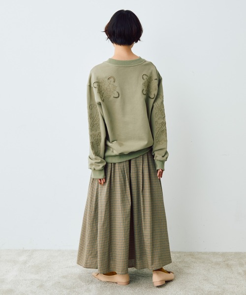 Crisp（クリスプ）の「チェックタックスカート（スカート・レディース・ブラウン/ベージュ・FREE）」の17枚目の写真