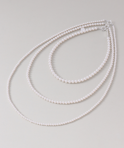 Noble（ノーブル）の「《追加》in mood/インムード MULTI PEARL necklace（ネックレス・レディース・ホワイト・FREE）」の6枚目の写真