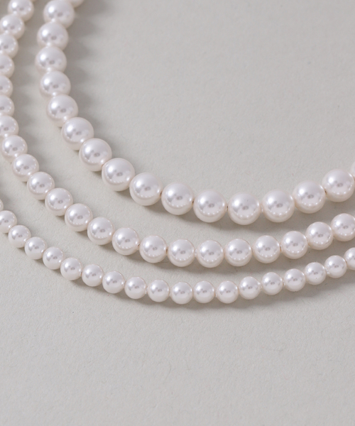 Noble（ノーブル）の「《追加》in mood/インムード MULTI PEARL necklace（ネックレス・レディース・ホワイト・FREE）」の12枚目の写真