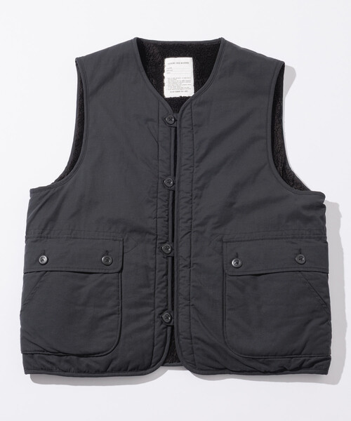 FREAK'S STORE(フリークスストア)の「リラックスフィット リバーシブル ボアベスト/ミリタリー(その他アウター・メンズ・ブラック/オリーブ/レオパード・MEDIUM/LARGE)」の11枚目の写真