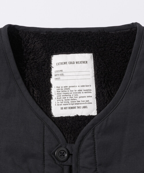 FREAK'S STORE(フリークスストア)の「リラックスフィット リバーシブル ボアベスト/ミリタリー(その他アウター・メンズ・ブラック/オリーブ/レオパード・MEDIUM/LARGE)」の13枚目の写真