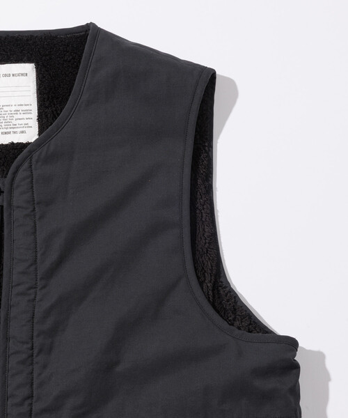 FREAK'S STORE(フリークスストア)の「リラックスフィット リバーシブル ボアベスト/ミリタリー(その他アウター・メンズ・ブラック/オリーブ/レオパード・MEDIUM/LARGE)」の15枚目の写真