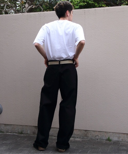 STEPS(ステップス)の「Sanca/サンカ ブラックデニム5Pワイドフィット BLACK DENIM 5P WIDE FIT(メンズ)(デニムパンツ・メンズ・ブラック・1/2/3)」の9枚目の写真