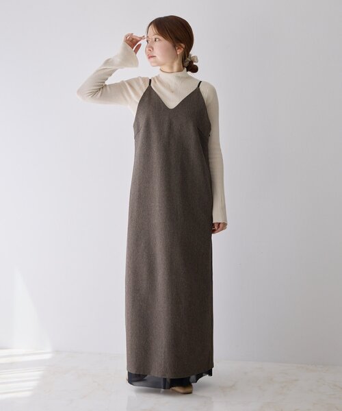 【COLLAGE×gemeil　コラボアイテム】チュールレイヤードワンピース