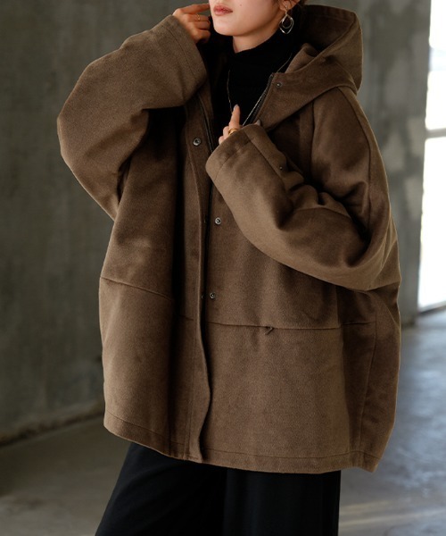 セール】シャギードルマンZIPアウター（その他アウター）｜HUG.U