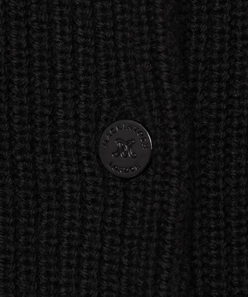 MACKINTOSH LONDON（マッキントッシュ ロンドン）の「ウールニットケープ（ニット/セーター・レディース・ブラック/グレー系その他・FREE）」の5枚目の写真