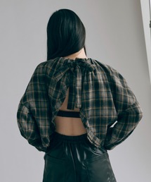 EN NEUME エンノイム　Smocked Check Blouse EN NEUME（エンノイム）の「Smocked Check Blouse（シャツ