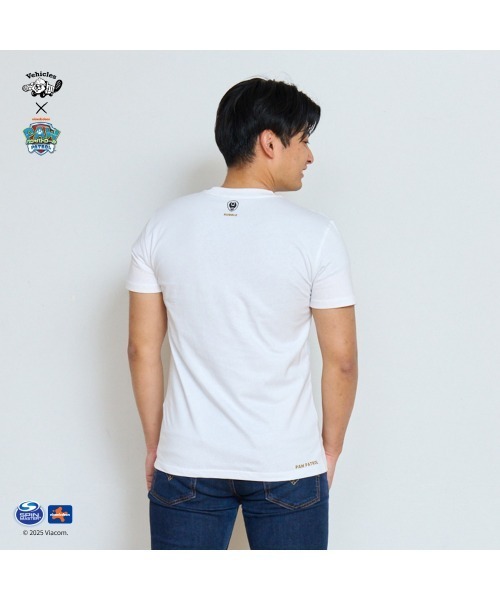 Vehicles(ビークルズ)の「パウパトロール 子供服 グラフィック半袖Tシャツラブルホワイト ラブル(Tシャツ/カットソー・レディース・ブラック/ホワイト・womens free/MEDIUM/LARGE)」の4枚目の写真