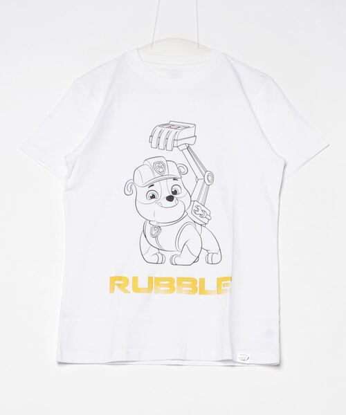 Vehicles(ビークルズ)の「パウパトロール 子供服 グラフィック半袖Tシャツラブルホワイト ラブル(Tシャツ/カットソー・レディース・ブラック/ホワイト・womens free/MEDIUM/LARGE)」の11枚目の写真