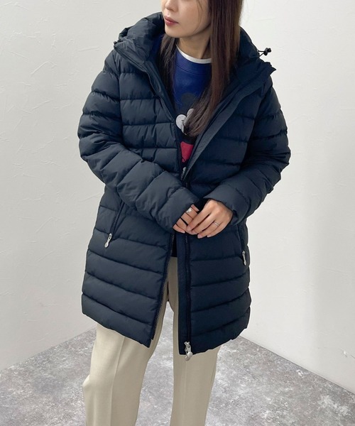 fredy emue(フレディエミュ)の「【PYRENEX/ピレネックス】SPOUTNIC LONG SOFT2 HWU063(ダウンジャケット/コート・レディース・ブラック/ネイビー・38/40)」の1枚目の写真