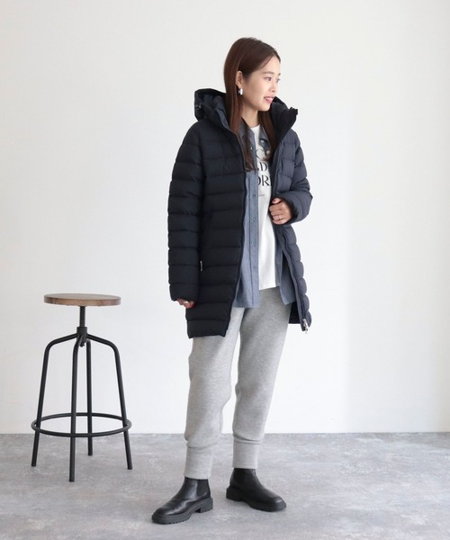 fredy emue(フレディエミュ)の「【PYRENEX/ピレネックス】SPOUTNIC LONG SOFT2 HWU063(ダウンジャケット/コート・レディース・ブラック/ネイビー・38/40)」の8枚目の写真