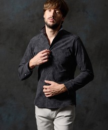 HIDEAWAYS NICOLE | ムラプリントカットコーデュロイシャツ(シャツ/ブラウス)