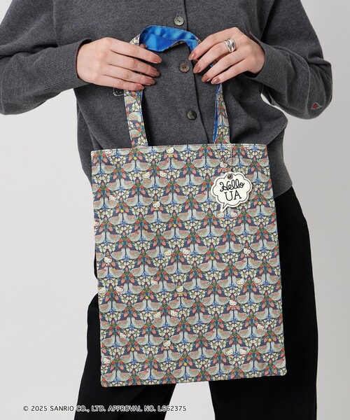 UNITED ARROWS（ユナイテッドアローズ）の「＜HELLO KITTY × UNITED ARROWS＞トートバッグ（トートバッグ・レディース・ライトグレー/ピンク/ネイビー・FREE）」の10枚目の写真