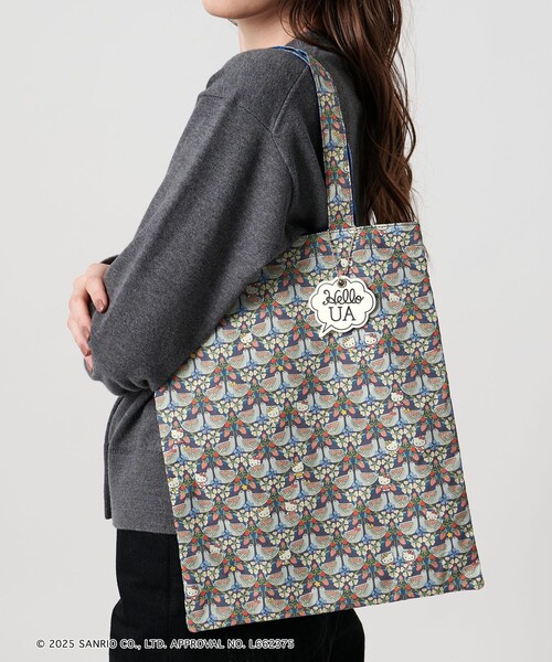 UNITED ARROWS（ユナイテッドアローズ）の「＜HELLO KITTY × UNITED ARROWS＞トートバッグ（トートバッグ・レディース・ライトグレー/ピンク/ネイビー・FREE）」の12枚目の写真