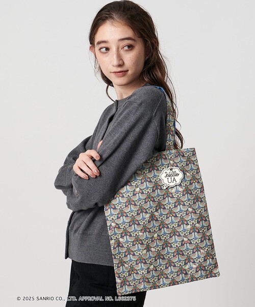 UNITED ARROWS（ユナイテッドアローズ）の「＜HELLO KITTY × UNITED ARROWS＞トートバッグ（トートバッグ・レディース・ライトグレー/ピンク/ネイビー・FREE）」の13枚目の写真
