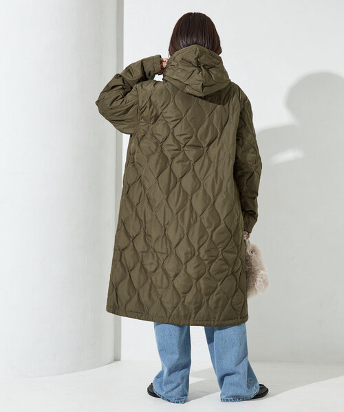 限定展開 TAION × FREAK'S STORE/タイオン 別注 キルト フード ロング