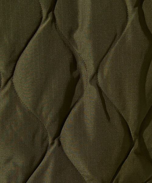 FREAK'S STORE（フリークスストア）の「限定展開 TAION × FREAK'S STORE/タイオン 別注 キルト フード ロングダウン（ダウンジャケット/コート・レディース・ブラック/オリーブ/ベージュ・ﾌﾘ-）」の20枚目の写真