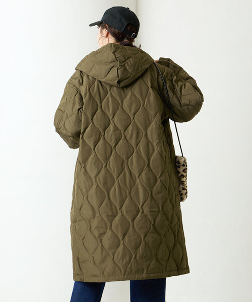 限定展開 TAION × FREAK'S STORE/タイオン 別注 キルト フード ロング