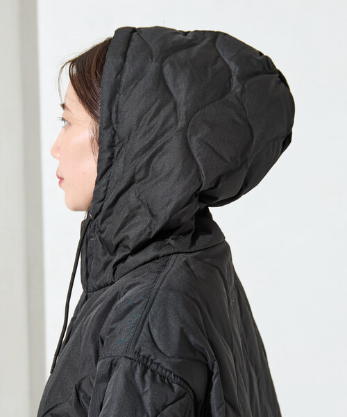 限定展開 TAION × FREAK'S STORE/タイオン 別注 キルト フード ロング