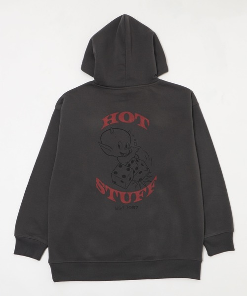 WEGO(ウィゴー)の「∴WEGO/【HOTSTUFF】グラフィックプルパーカー(パーカー・メンズ・スミクロ/ホワイト・MEDIUM/LARGE)」の14枚目の写真