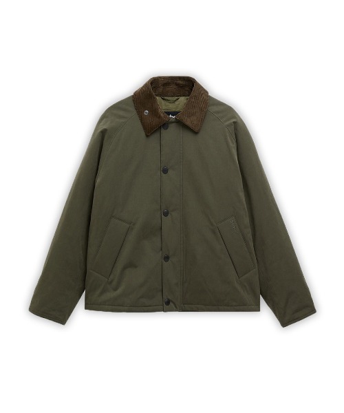 【さらに値下げ！】Barbour トランスポート　オリーブ TRANSPORT / トランスポート】中綿 ジャケット（ブルゾン）｜Barbour