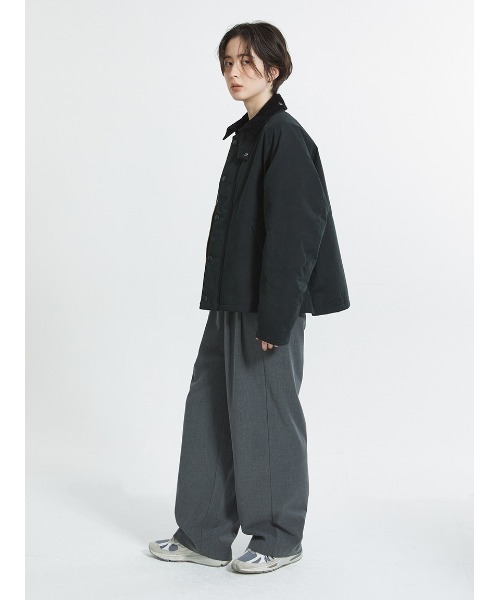 現行極美品Lサイズ相当　バブアー　トランスポート　ハンティングジャケット　黒 BARBOUR（バブアー） オーバーサイズ トランスポート ワックス