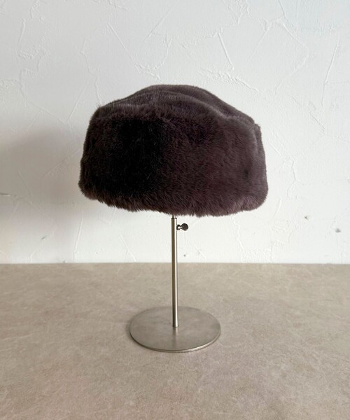 fredy emue(フレディエミュ)の「【CASSELINI/キャセリーニ】ファーロシア帽(ハット・レディース・ベージュ/チャコールグレー・FREE)」の7枚目の写真