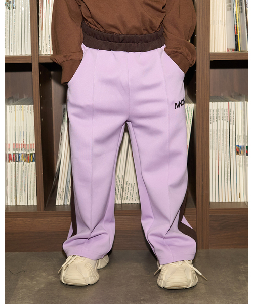 b・ROOM（ビールーム）の「【MNCM】【セットアップ可】トラックパンツ（その他パンツ・キッズ・ブルー/グリーン/ブラック/ラベンダー・120cm/140cm/130cm/110cm/150cm）」の4枚目の写真