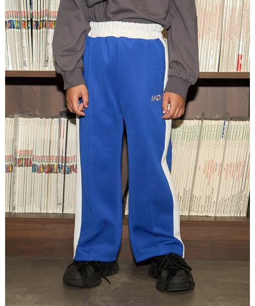 b・ROOM（ビールーム）の「【MNCM】【セットアップ可】トラックパンツ（その他パンツ・キッズ・ブルー/グリーン/ブラック/ラベンダー・120cm/140cm/130cm/110cm/150cm）」の3枚目の写真