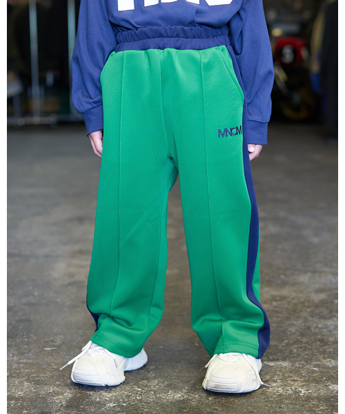 b・ROOM（ビールーム）の「【MNCM】【セットアップ可】トラックパンツ（その他パンツ・キッズ・ブルー/グリーン/ブラック/ラベンダー・120cm/140cm/130cm/110cm/150cm）」の2枚目の写真