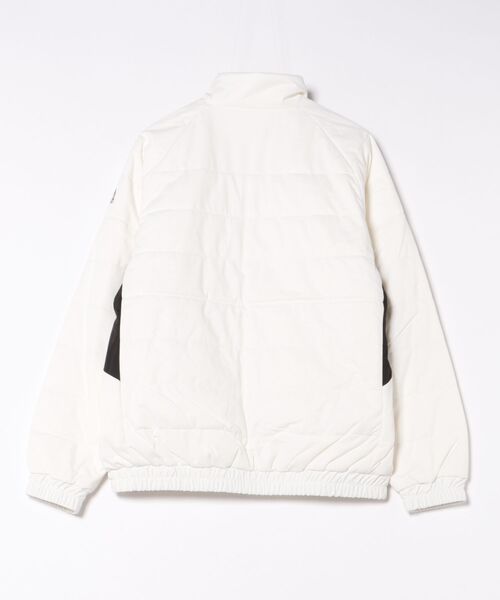 Kappa(カッパ)の「Kappa カッパ エアロゲル 中綿入り 配色切替 軽量 保温 ストレッチ フルジップ トラックジャケット(ダウンジャケット/コート・メンズ・ホワイト/ブラック・LL/M/L)」の18枚目の写真