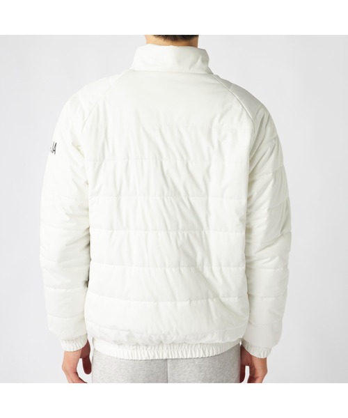 Kappa(カッパ)の「Kappa カッパ エアロゲル 中綿入り 配色切替 軽量 保温 ストレッチ フルジップ トラックジャケット(ダウンジャケット/コート・メンズ・ホワイト/ブラック・LL/M/L)」の12枚目の写真