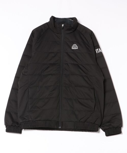 Kappa(カッパ)の「Kappa カッパ エアロゲル 中綿入り 配色切替 軽量 保温 ストレッチ フルジップ トラックジャケット(ダウンジャケット/コート・メンズ・ホワイト/ブラック・LL/M/L)」の21枚目の写真