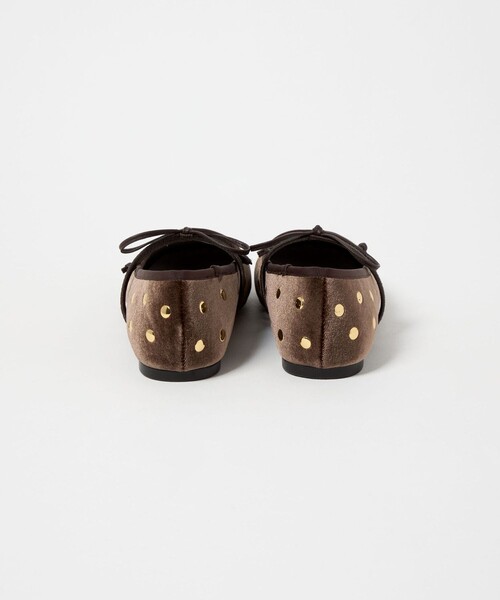 SY UNITED ARROWS（シーユナイテッドアローズ）の「＜SY＞マルチドットバレエ VE フラット10↑（バレエシューズ・レディース・ブラック/ワインレッド/ブラウン・23.5cm/23cm/22.5cm/22cm/25cm/24.5cm/24cm）」の6枚目の写真