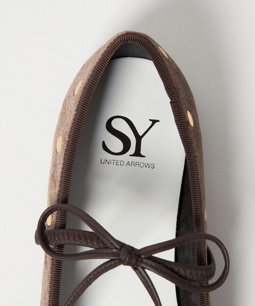SY UNITED ARROWS（シーユナイテッドアローズ）の「＜SY＞マルチドットバレエ VE フラット10↑（バレエシューズ・レディース・ブラック/ワインレッド/ブラウン・23.5cm/23cm/22.5cm/22cm/25cm/24.5cm/24cm）」の9枚目の写真