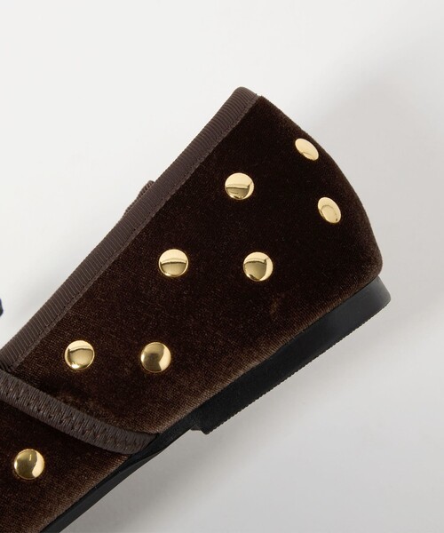 SY UNITED ARROWS（シーユナイテッドアローズ）の「＜SY＞マルチドットバレエ VE フラット10↑（バレエシューズ・レディース・ブラック/ワインレッド/ブラウン・23.5cm/23cm/22.5cm/22cm/25cm/24.5cm/24cm）」の11枚目の写真