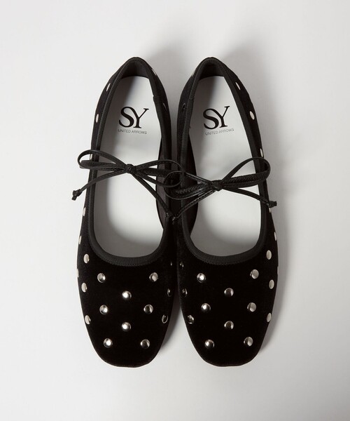 SY UNITED ARROWS（シーユナイテッドアローズ）の「＜SY＞マルチドットバレエ VE フラット10↑（バレエシューズ・レディース・ブラック/ワインレッド/ブラウン・23.5cm/23cm/22.5cm/22cm/25cm/24.5cm/24cm）」の15枚目の写真