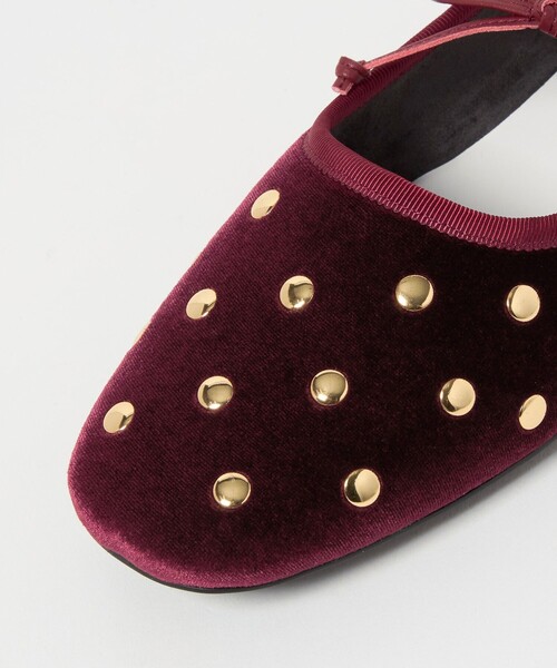 SY UNITED ARROWS（シーユナイテッドアローズ）の「＜SY＞マルチドットバレエ VE フラット10↑（バレエシューズ・レディース・ブラック/ワインレッド/ブラウン・23.5cm/23cm/22.5cm/22cm/25cm/24.5cm/24cm）」の16枚目の写真