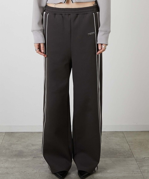 led.tokyo（レッドトウキョウ）の「【led.tokyo】LD TRACK PANTS/トラックパンツ（その他パンツ・レディース・グレー/ブラック・FREE）」の4枚目の写真