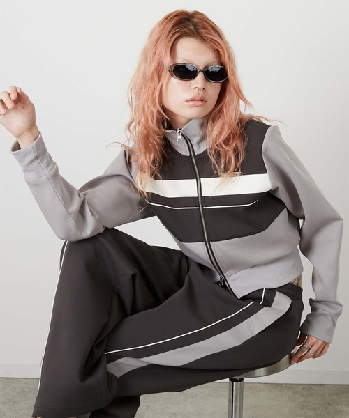 led.tokyo（レッドトウキョウ）の「【led.tokyo】LD TRACK PANTS/トラックパンツ（その他パンツ・レディース・グレー/ブラック・FREE）」の13枚目の写真