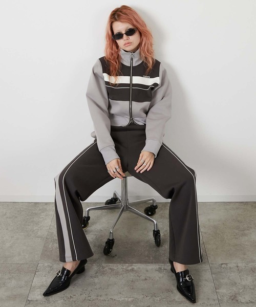 led.tokyo（レッドトウキョウ）の「【led.tokyo】LD TRACK PANTS/トラックパンツ（その他パンツ・レディース・グレー/ブラック・FREE）」の16枚目の写真