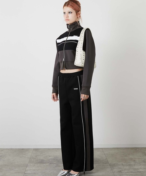 led.tokyo（レッドトウキョウ）の「【led.tokyo】LD TRACK PANTS/トラックパンツ（その他パンツ・レディース・グレー/ブラック・FREE）」の8枚目の写真