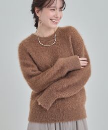 DRESKIP | 【S-LL/ゆったり】ふわふわシャギー 大人レディなニット(ニット/セーター)