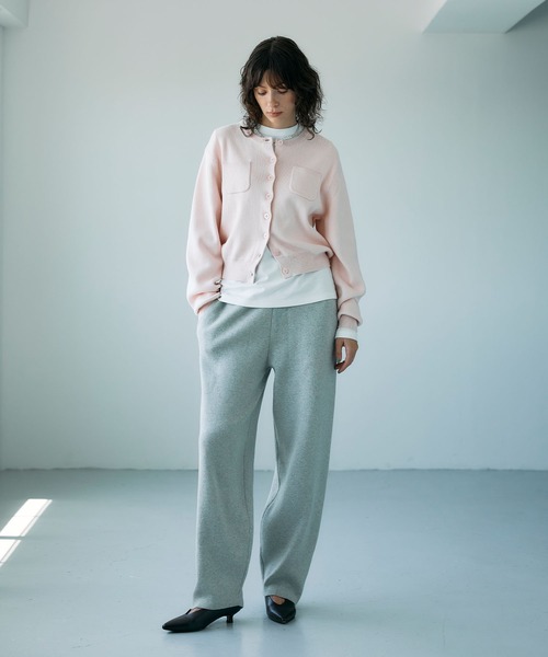 N.O.R.C（ノーク）の「コットンカシミヤニットカーディガン（カーディガン/ボレロ・レディース・ライトグレー/レッド/ピンク/ブラック/ブルー・フリー）」の15枚目の写真