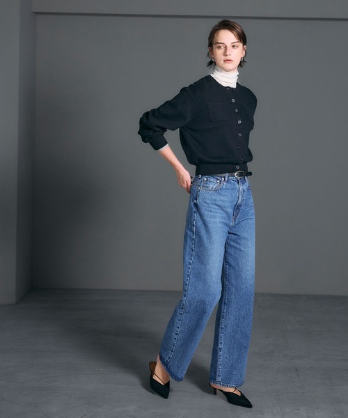 N.O.R.C（ノーク）の「コットンカシミヤニットカーディガン（カーディガン/ボレロ・レディース・ライトグレー/レッド/ピンク/ブラック/ブルー・フリー）」の9枚目の写真