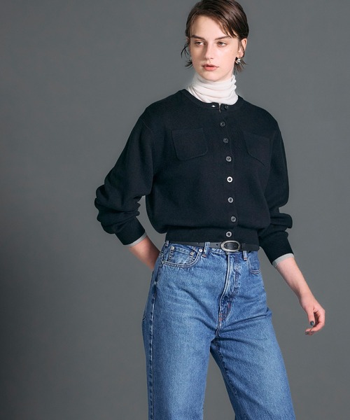 N.O.R.C（ノーク）の「コットンカシミヤニットカーディガン（カーディガン/ボレロ・レディース・ライトグレー/レッド/ピンク/ブラック/ブルー・フリー）」の10枚目の写真