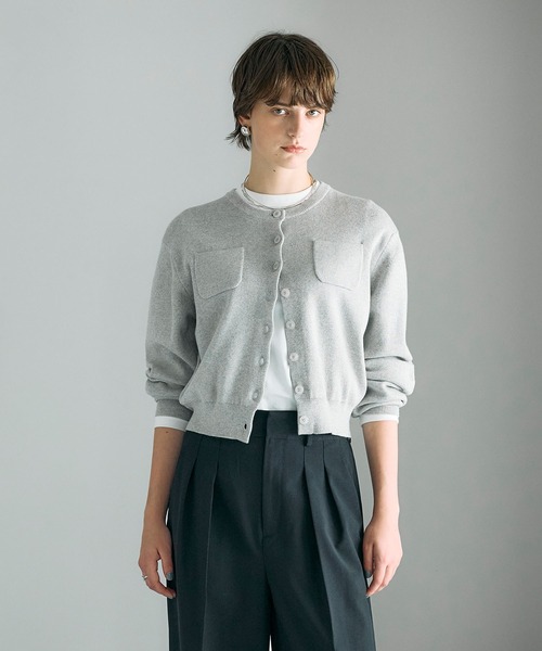 コットンカシミヤニットカーディガン（カーディガン/ボレロ）｜N.O.R.C