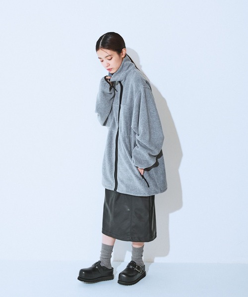 フリースZIPチュニック/603874（チュニック）｜JEANASIS（ジーナシス