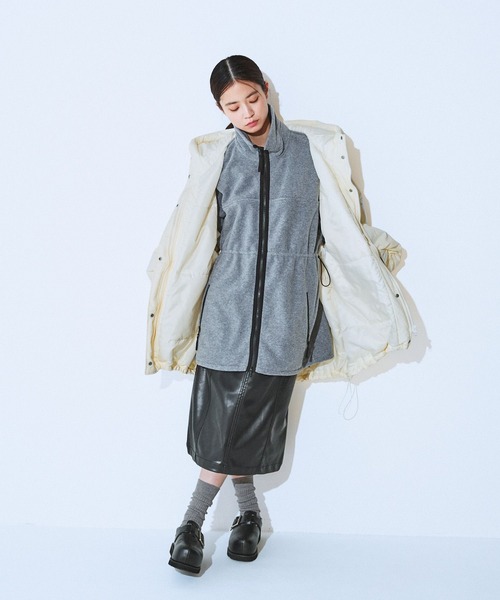 11月17日迄☆ジーナシス☆JEANASIS フリースZIPチュニック