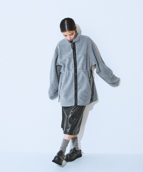 JEANASIS（ジーナシス）の「フリースZIPチュニック/603874（チュニック